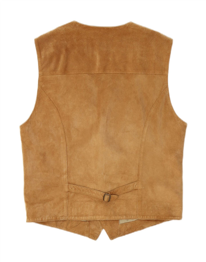 Rover&Lakes Herren Wildlederweste IT 50 Mittelbeige