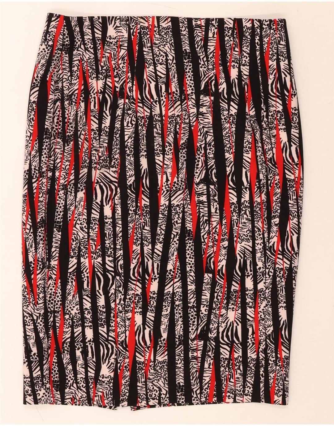 BIMBA Y LOLA Womens Abstract Pattern Pencil Skirt EU 42 Large W34  Black Vintage Bimba Y Lola and Second-Hand Bimba Y Lola from Messina Hembry 