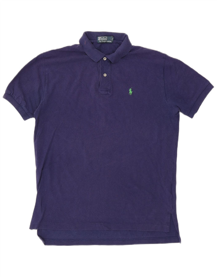 Polo Ralph Lauren Herren-Poloshirt, mittelmarineblaue Baumwolle