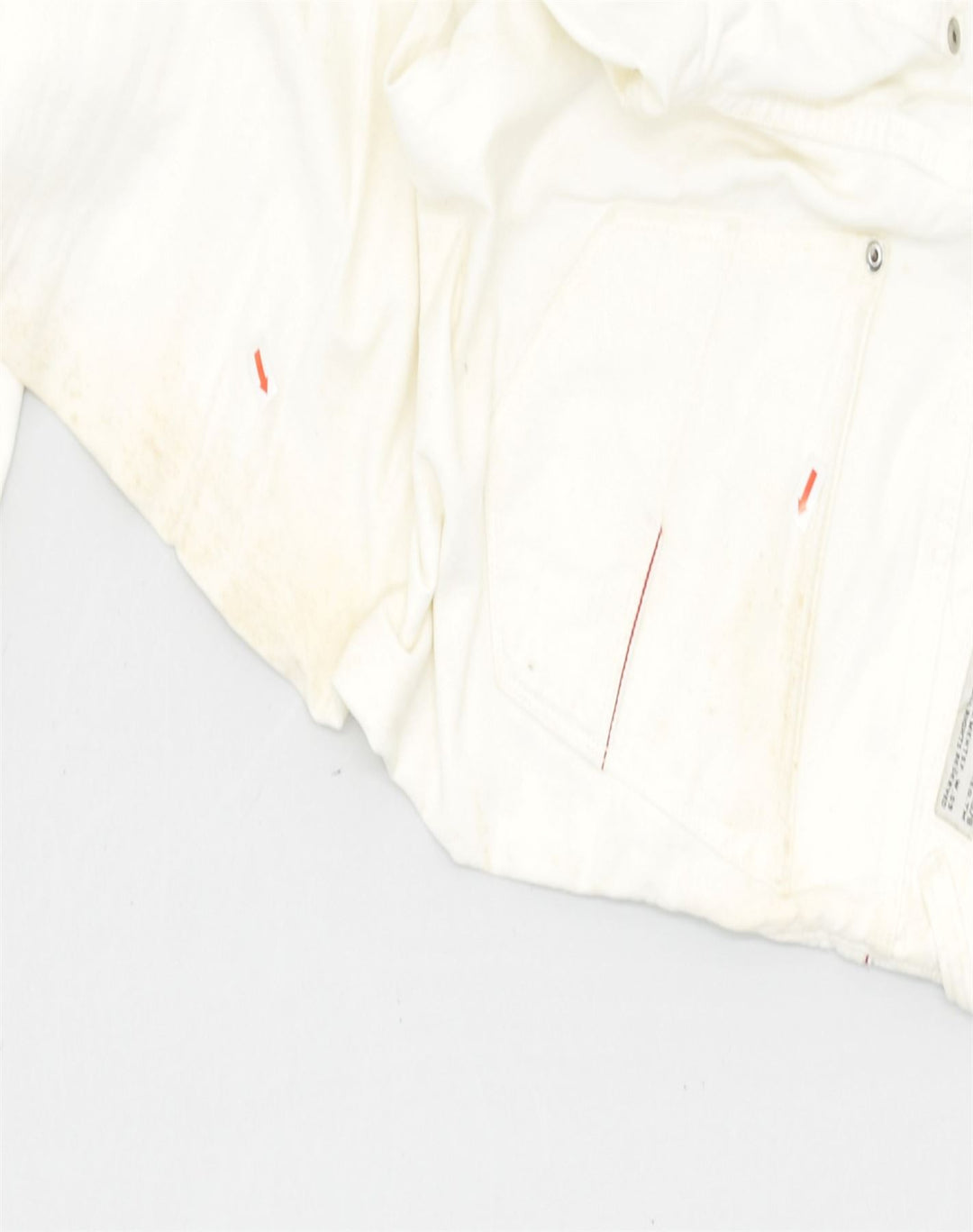 MELTIN' POT Womens Slim Jeans W30 L31 White Cotton | Vintage | Thrift | Second-Hand | Used Clothing | Messina Hembry 