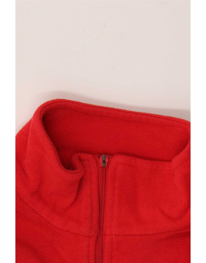 Mountain Warehouse Damen-Fleecepullover mit Reißverschluss, UK 14, mittelrot, Polyester