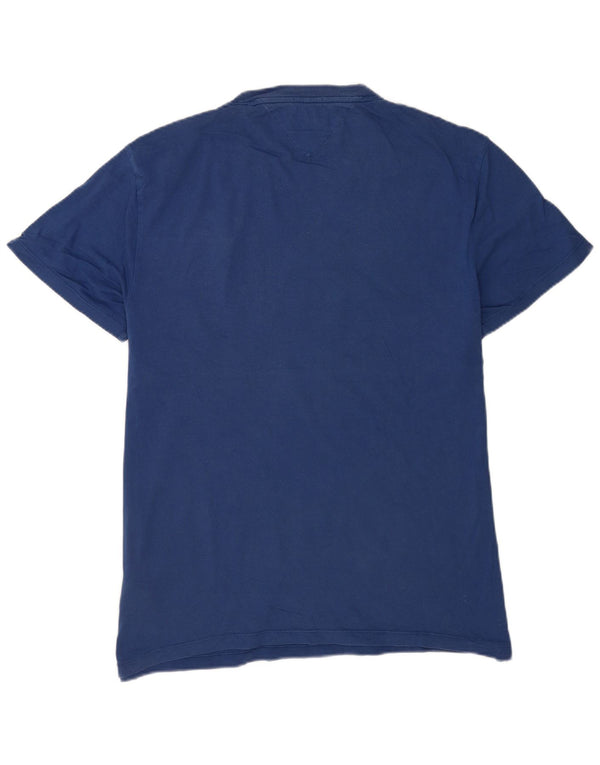 Tommy Hilfiger Herren-T-Shirt mit Grafik, XL, Marineblau, Farbblock