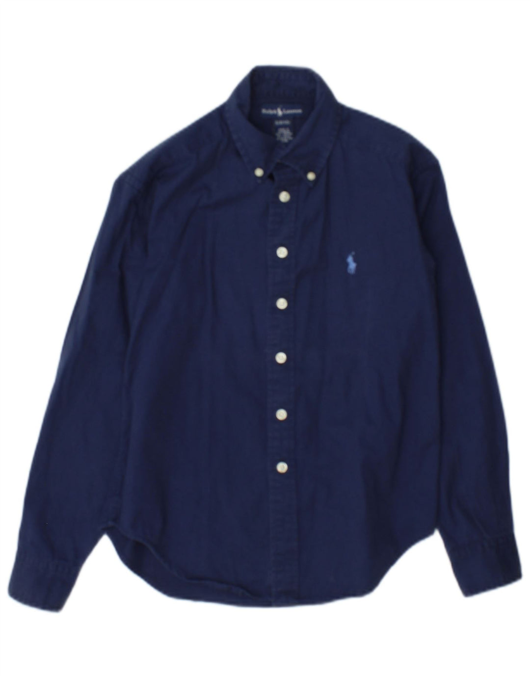 Ralph Lauren Hemd für Jungen, 8–9 Jahre, Größe S, Marineblau, Baumwolle