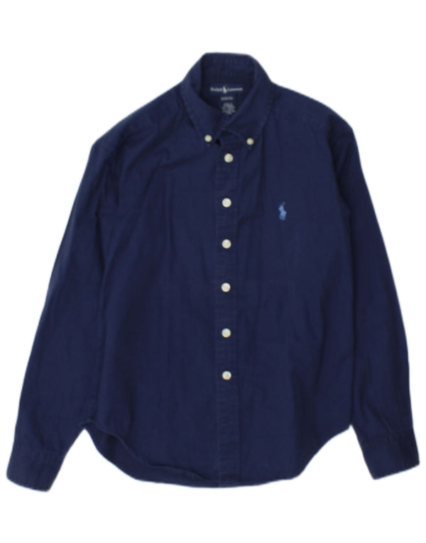 Ralph Lauren Hemd für Jungen, 8–9 Jahre, Größe S, Marineblau, Baumwolle