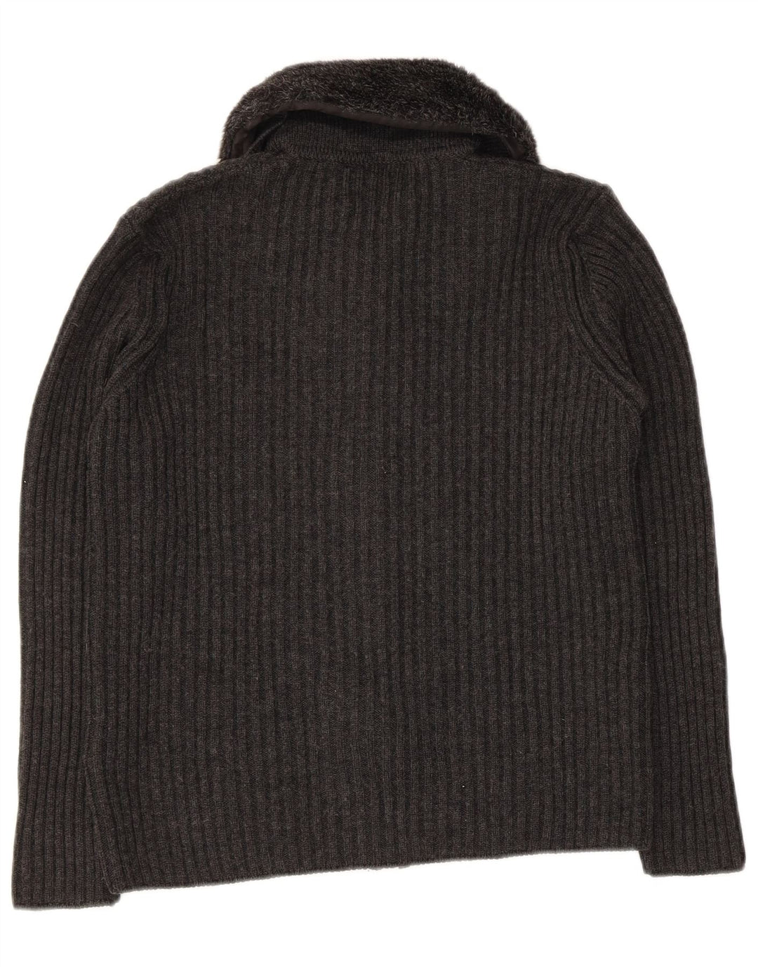 Marks & Spencer Damen-Cardigan-Pullover UK 12 Mittelgraues Acryl