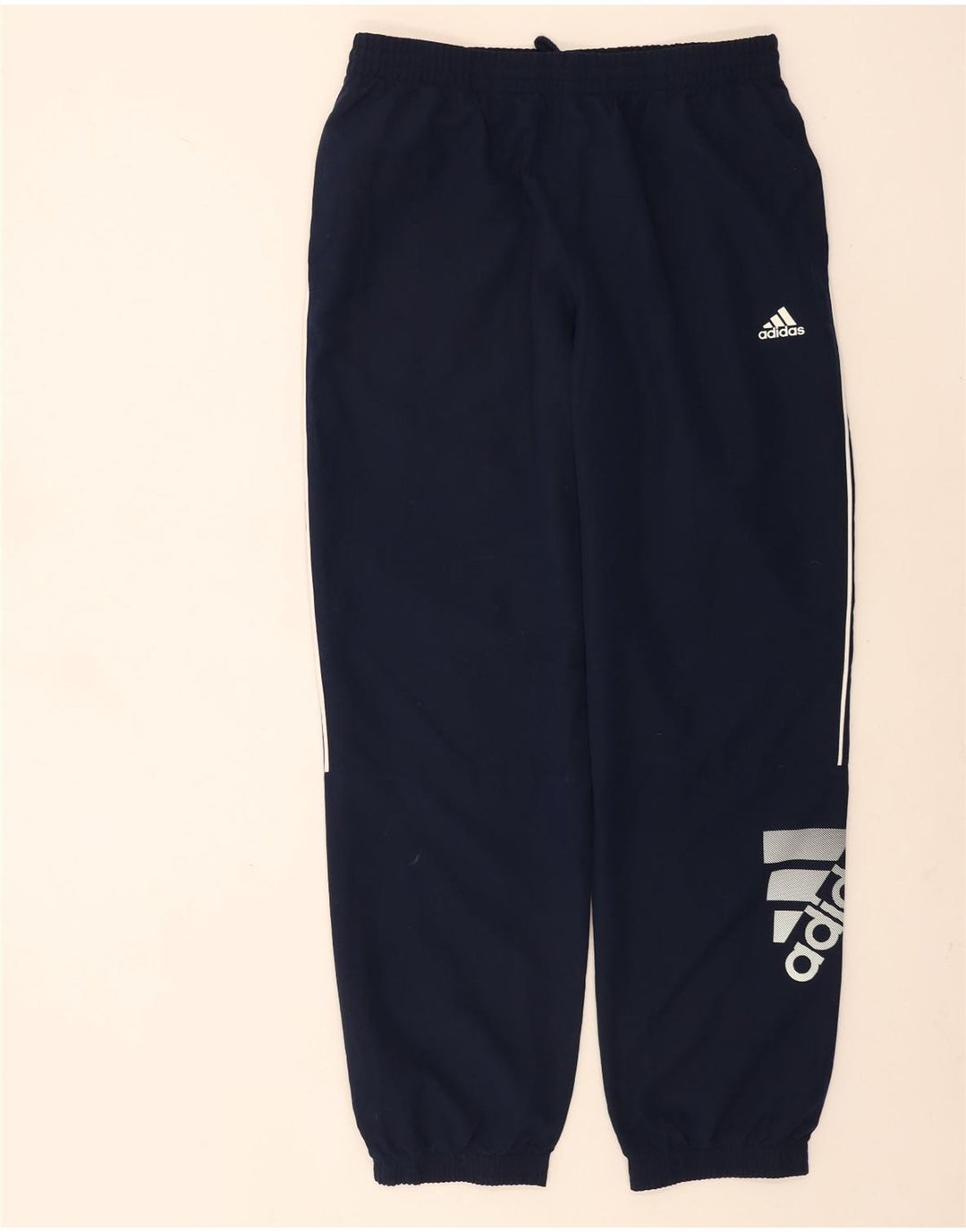 Adidas Herren-Trainingsanzug mit Grafik, Größe L, Marineblau, Polyester
