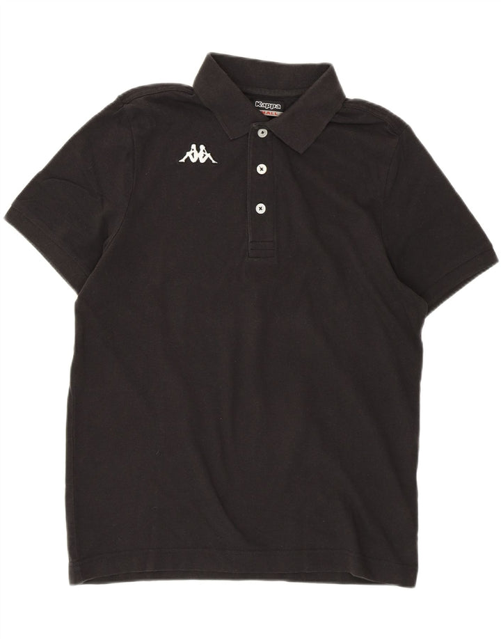 KAPPA Mens Polo Shirt Small Black Vintage Kappa and Second-Hand Kappa from Messina Hembry 