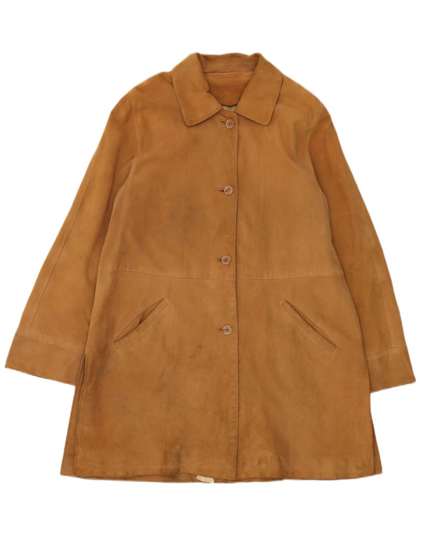 Barone Damen Lederjacke IT 42 Mittelbraun