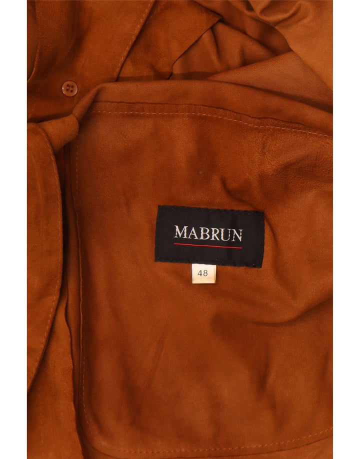 Mabrun Damen Wildlederjacke IT 48 XL Beige