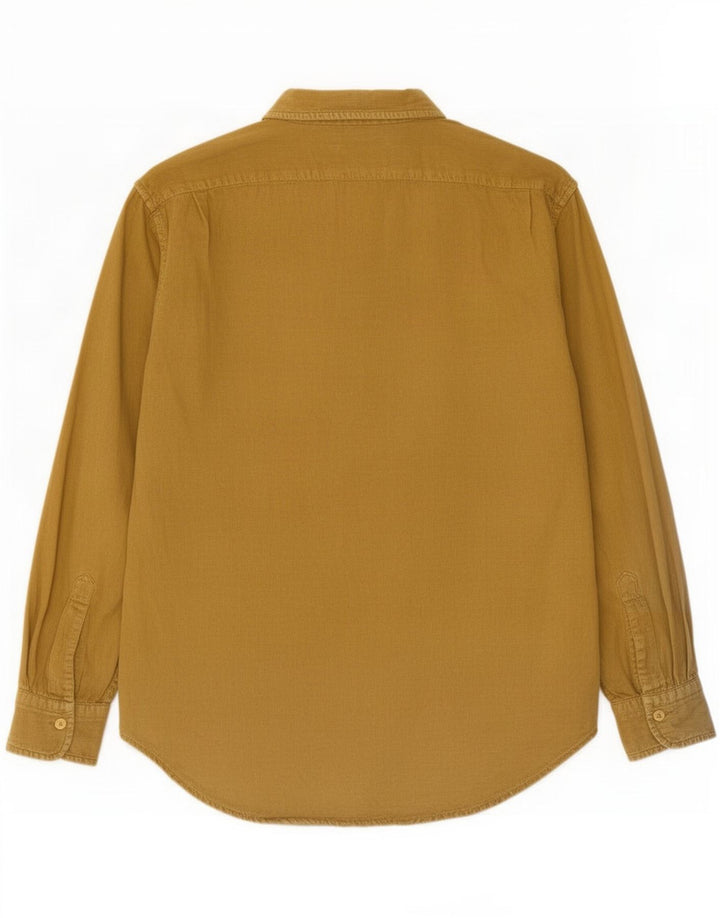Henry Cottons Herren Cordhemd Größe 38 15 Medium Khaki