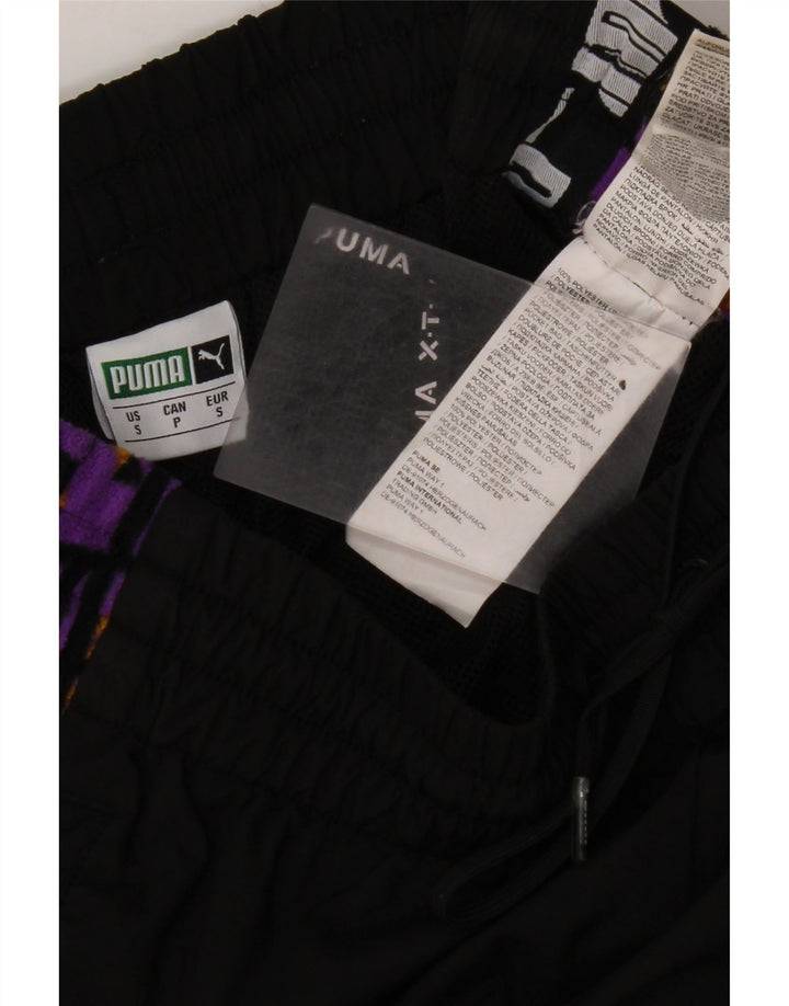 PUMA Herren-Trainingsanzug mit Grafik, Jogginghose, Größe S, Schwarz, Farbblock