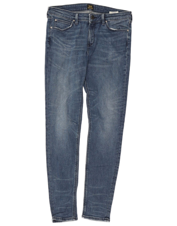 Lee Damen Scarlett Skinny Jeans W31 L31 Blaue Baumwolle