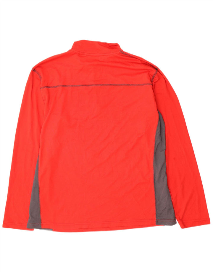 Mountain Warehouse IsoCool Pullover-Trainingsanzugoberteil für Herren, Größe L, Rot