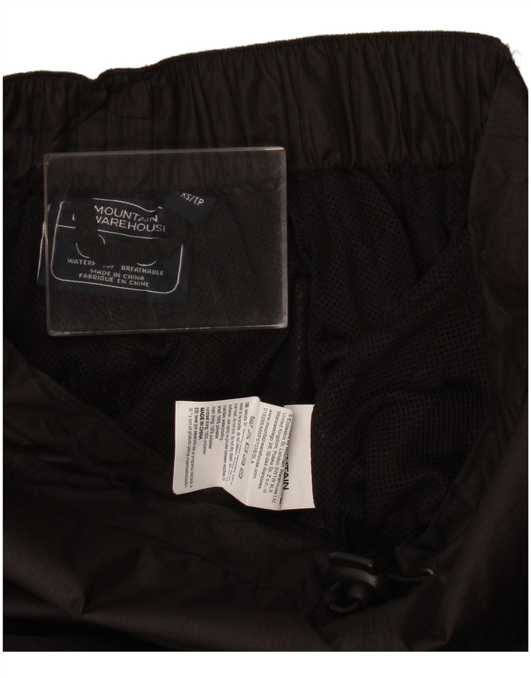 Mountain Warehouse Wasserdichte Damenhose UK 6 XS Schwarz Polyester