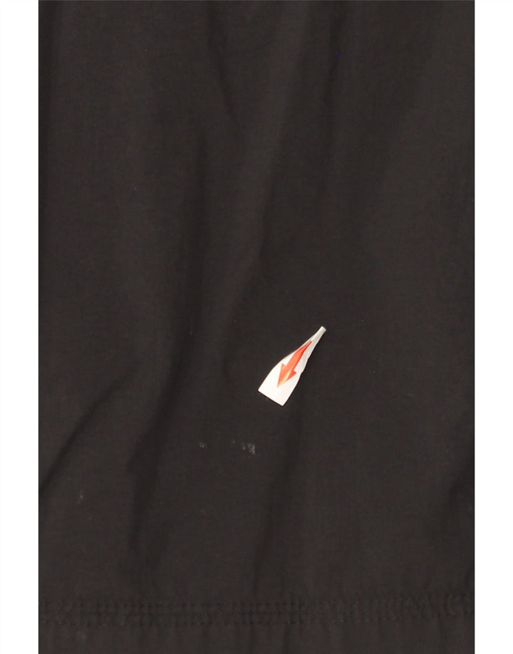 Umbro Womens Graphic Rain Jacket UK 14 Mittelschwarzes Nylon