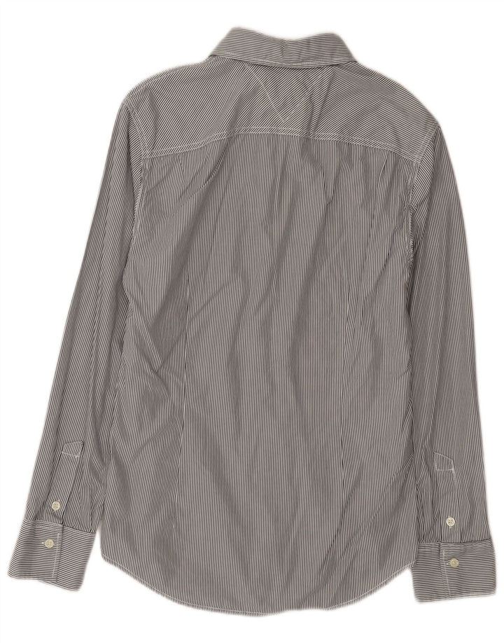 Tommy Hilfiger Herren-Hemd, klein, marineblau, Nadelstreifen-Baumwolle