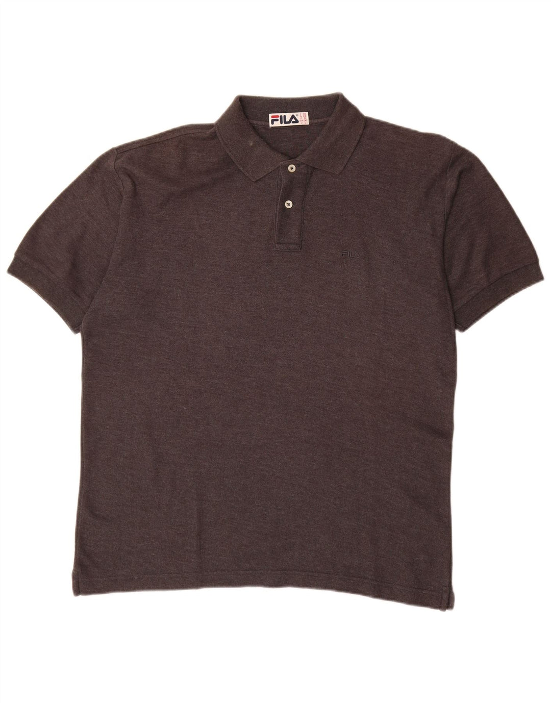 FILA Herren Poloshirt IT 48 Mittelbraune Baumwolle