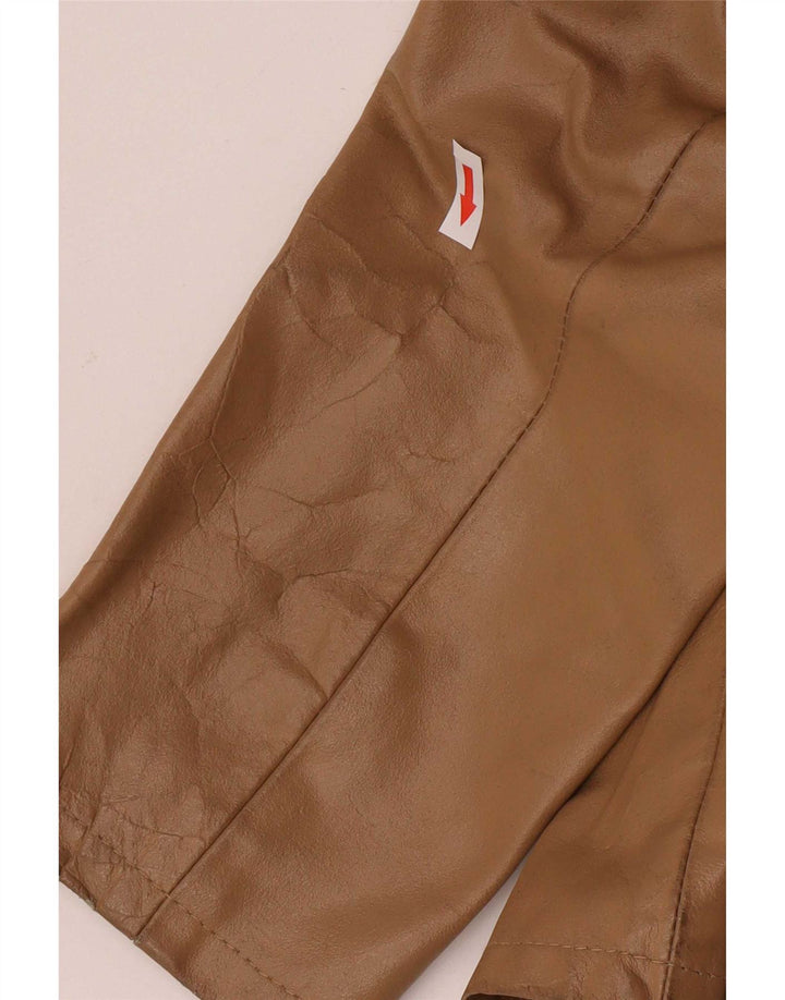 Conbipel Damen Lederjacke IT 44 Mittelbraun