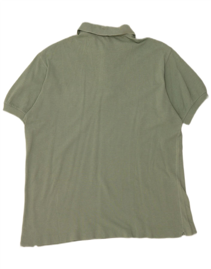 Lacoste Herren-Poloshirt, Größe 5, große grüne Baumwolle