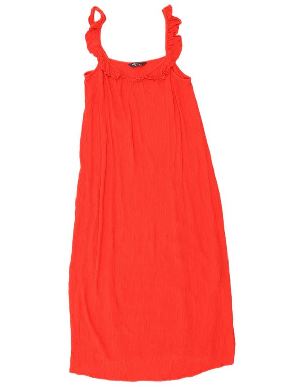Marks & Spencer Maxi-Sommerkleid für Damen, UK 14, Mittelrot