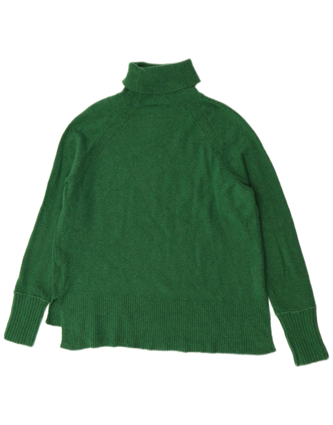 Übergroßer Rollkragenpullover für Damen von J. Crew, Gr. 10, Größe S, grün, Nylon