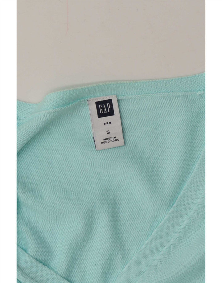 Gap Damen-Cardigan-Pullover UK 10 Small Türkis Baumwolle