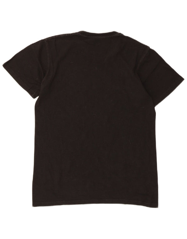 Hard Rock Cafe Herren Rockestra Graphic T-Shirt Top Small Schwarz Baumwolle