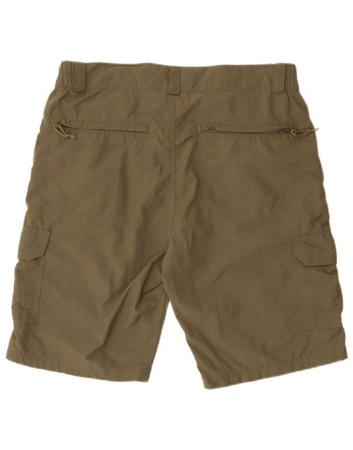 MOUNTAIN WAREHOUSE Herren Cargo-Shorts W34 Large Khaki Nylon