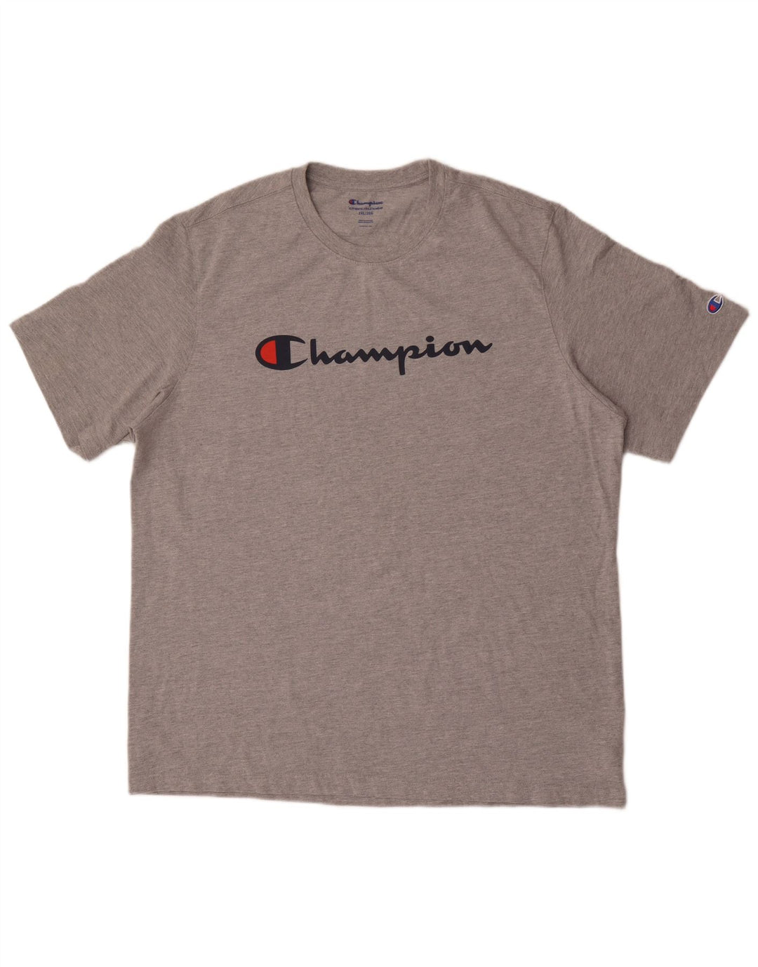 Champion Herren Grafik T-Shirt Top 2XL Grau Baumwolle