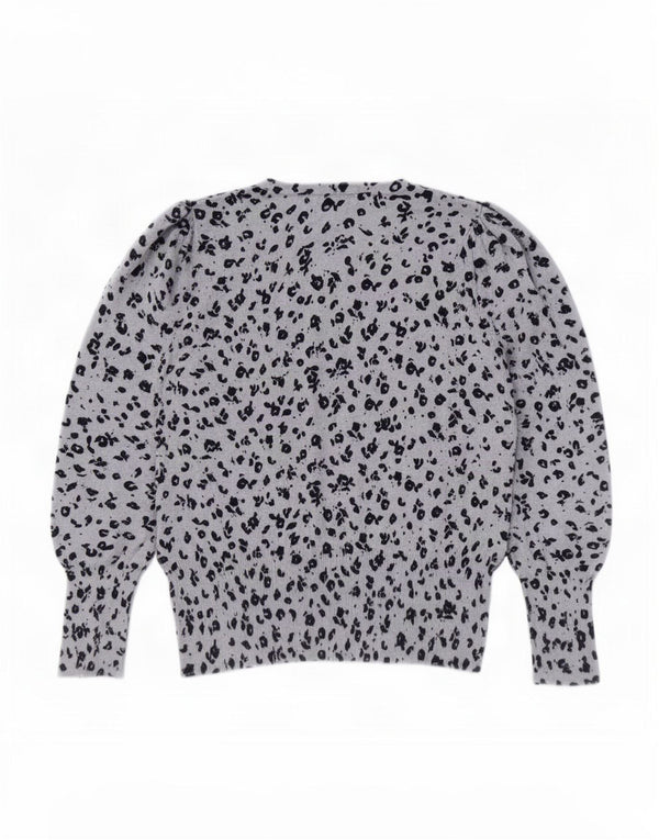 Marks & Spencer Damen Pullover mit Rundhalsausschnitt, UK 12, Mittelblau