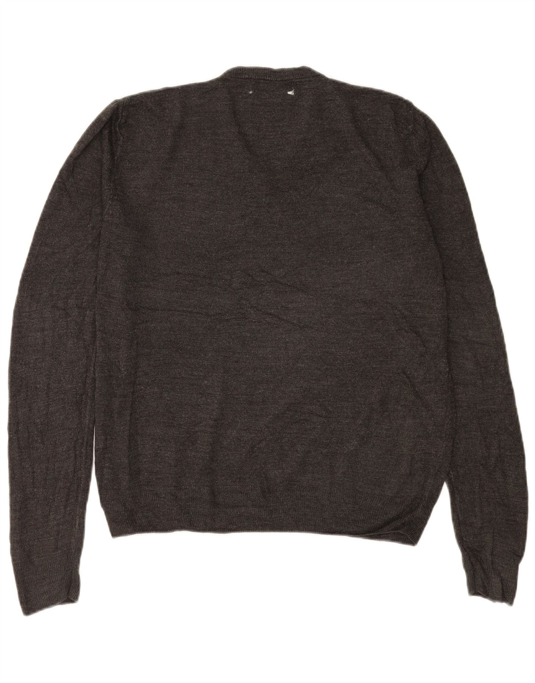 Marks & Spencer Herren-Pullover mit V-Ausschnitt, groß, Acryl, Grau