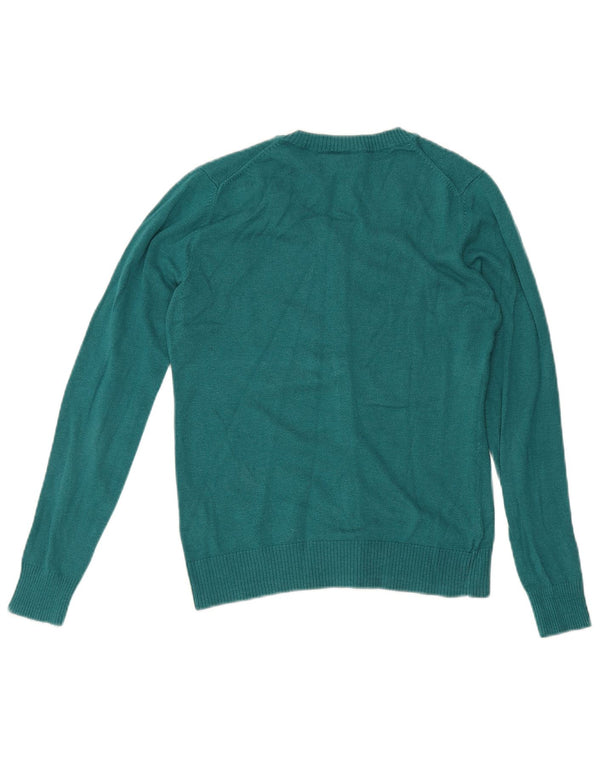 Gap Damen-Cardigan mit normaler Passform, Gr. 10, Größe S, Grün, Baumwolle