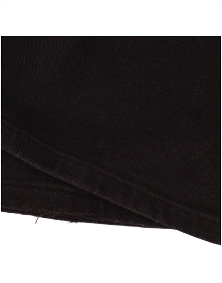 Lee Herren Brooklyn Straight Jeans W34 L30 Schwarze Baumwolle
