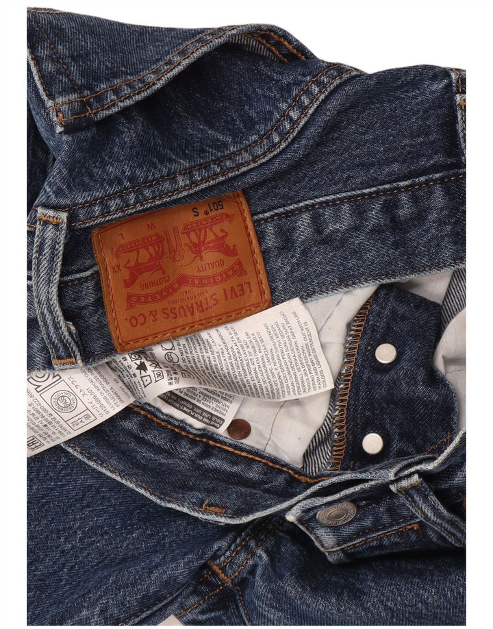 Levi's Herren 501 Straight Jeans W26 L28 Blaue Baumwolle