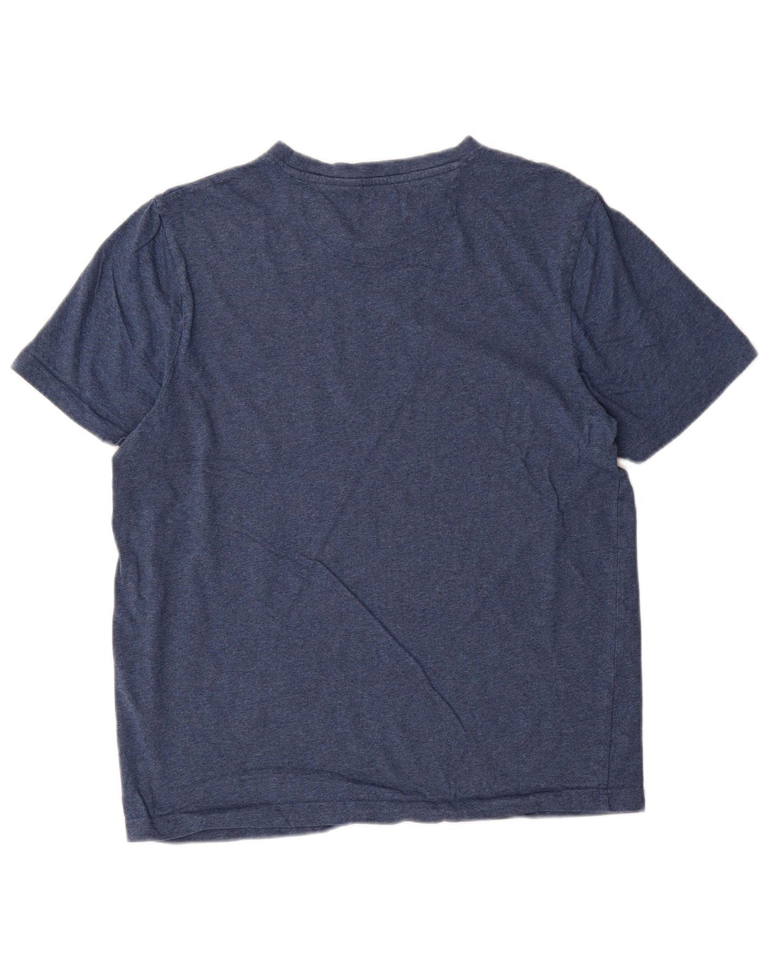 FARAH Herren-T-Shirt-Oberteil, mittelmarineblaue Baumwolle