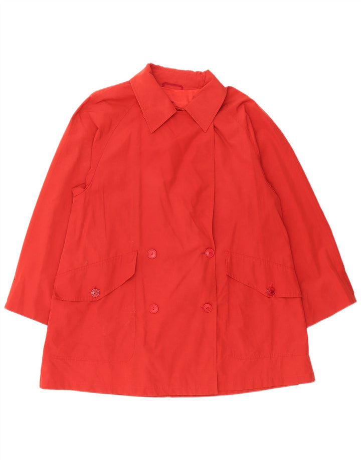 Max Mara Damen Wochenendmantel UK 16 Large Rot
