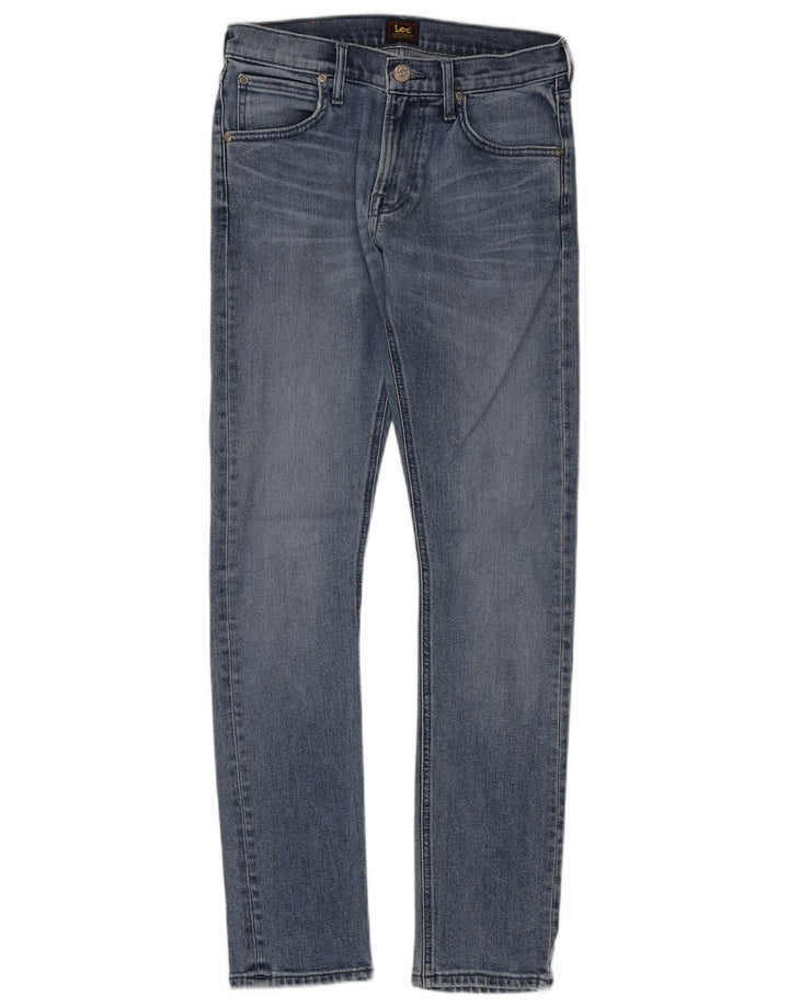Lee Herren Luke Slim Jeans W28 L32 Blaue Baumwolle