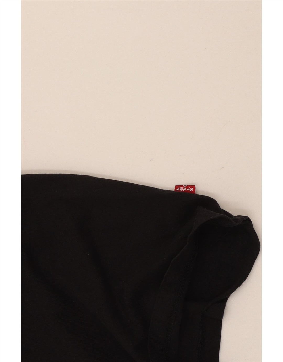 Levi's Damen Grafik-T-Shirt-Oberteil UK 14 Large Schwarz