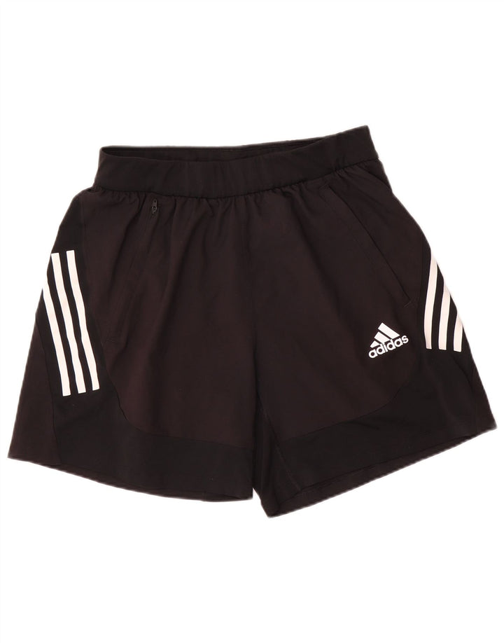Adidas Herren Sportshorts Mittelschwarzes Colourblock-Polyester