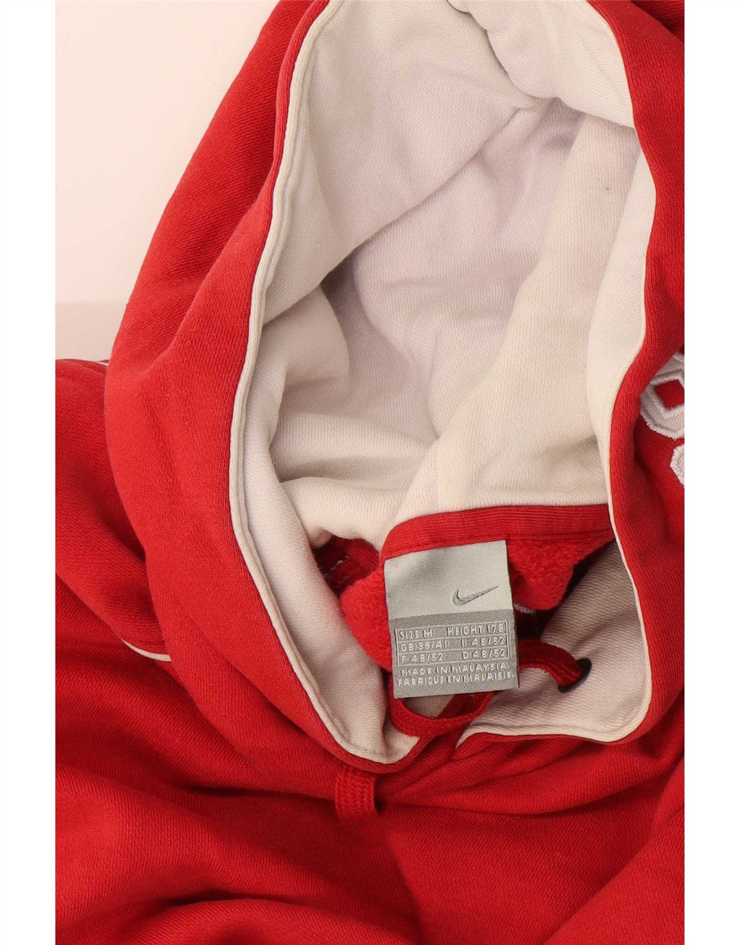 Nike Herren Graphic Hoodie Pullover UK 39/41 Mittelrot