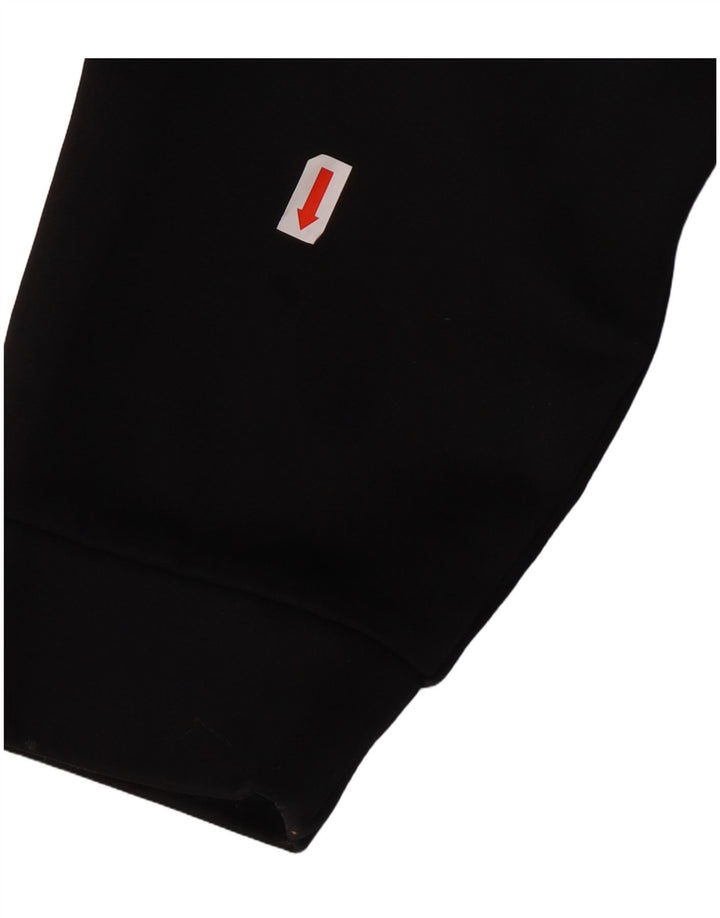 NIKE Herren Dri Fit Zip Hoodie Pullover Mittelschwarzes Polyester