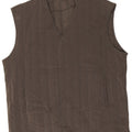 Zara Herren Wattierte Weste UK 40 Large Grau Polyester