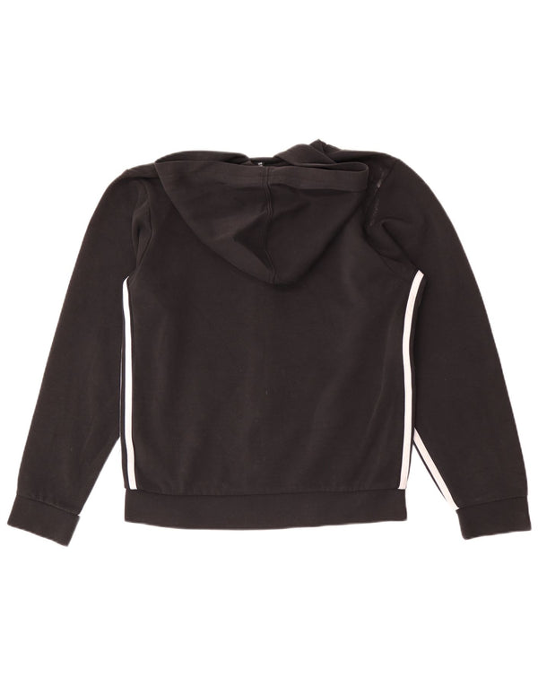 Adidas Herren Zip Hoodie Pullover XS Schwarz Baumwolle