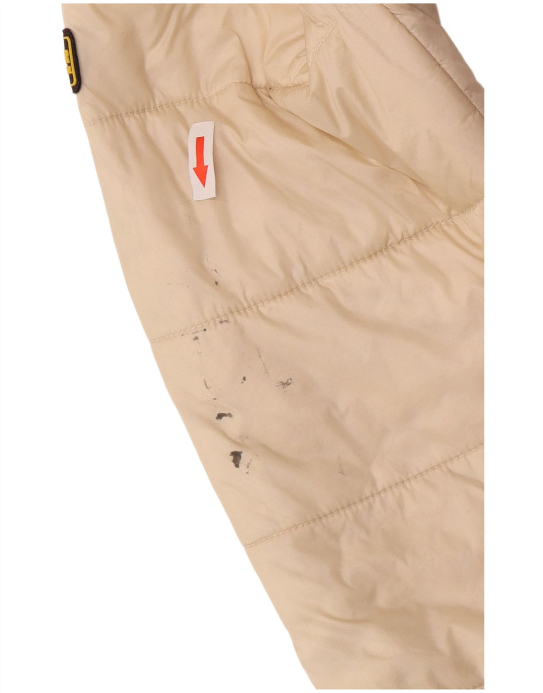 Barbour Wattierter Damenmantel mit Kapuze, UK 10, Small, Beige, Polyamid