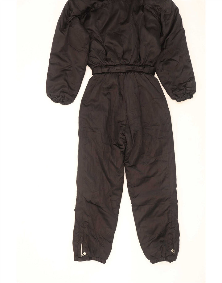 Vintage Damen Skioverall IT 46 Large Schwarz