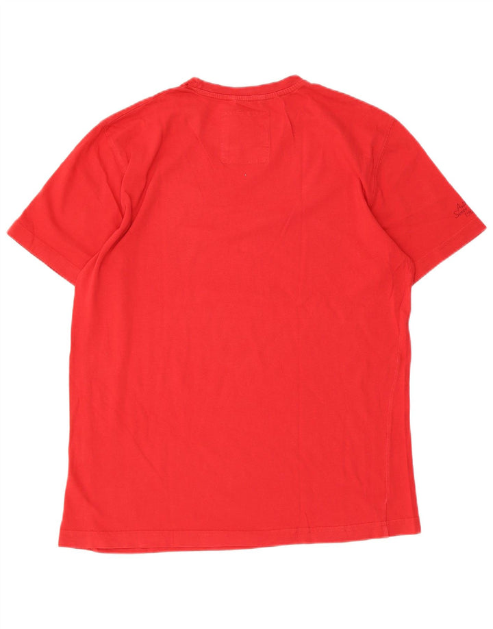 CARRERA Herren-T-Shirt mit Grafik, Größe L, Rot