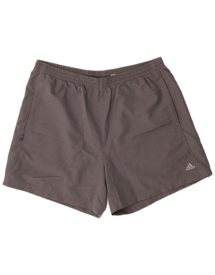 ADIDAS Herren Sportshorts 2XL Grau Polyester