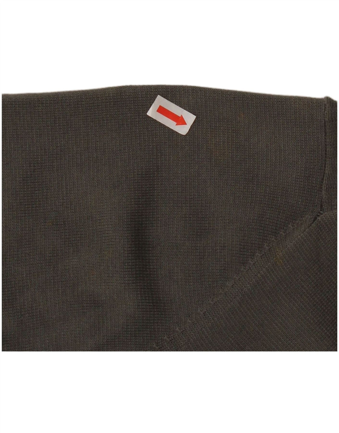 Massimo Dutti Herren Kurzarm-Polo-Pullover aus mittelgrauer Baumwolle