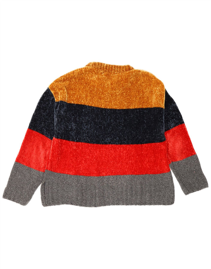 Marks & Spencer Damen-Pullover mit U-Boot-Ausschnitt, Gr. 12, mittelmehrfarbig