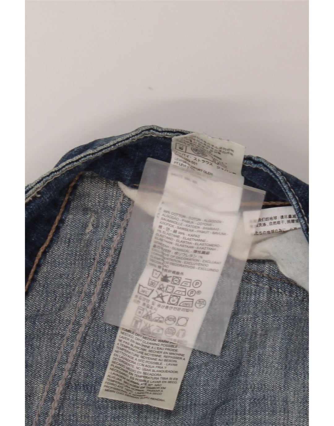 Levi's Damen Curvy Bootcut Jeans W31 L30 Blaue Baumwolle